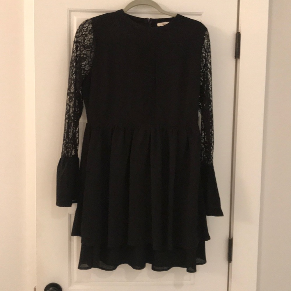 Black Bell Sleeve Dress BNWOT